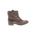 Nine West Ankle Boots: Brown Shoes - Women's Size 7 1/2