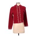 Free People Fleece Jacket: Red Jackets & Outerwear - Women's Size Small