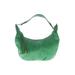 Sigrid Olsen Leather Shoulder Bag: Green Solid Bags