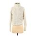 Athleta Fleece Jacket: Short Ivory Solid Jackets & Outerwear - Women's Size X-Small