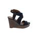 Indigo Rd. Wedges: Blue Shoes - Women's Size 6 1/2