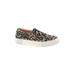 Steve Madden Sneakers: Slip-on Platform Casual Tan Leopard Print Shoes - Women's Size 8 - Almond Toe