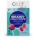 OLLY Mellow Buddies L'OLLY Pops - with L-Theanine, Choline, and Omega-3 ALA - Supports a Calm Mood & Healthy Brain Function - 25 Lollipops - Rad Raspb