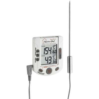 Dostmann 14.1503 Küchen-Thermometer Ofen- und Kerntemperatur, mit Touchscreen, mit Timer, Alarm