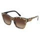 Dolce & Gabbana 0DG4384 Damen-Sonnenbrille Vollrand Eckig Acetat-Gestell, braun