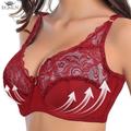 Reggiseno push up da donna Reggiseno sexy in pizzo con ferretto Taglie forti Biancheria intima BC Coppa piena