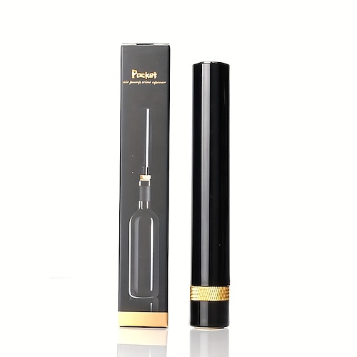 Luftdruckpumpe Weinflaschenöffner Tragbarer Edelstahlstift Einfacher Korkentferner Korkenzieher für Heimparty Weinliebhaber Werkzeuge Image