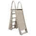 confer plastics a-frame 7200 above ground adjustable pool roll-guard safety ladder