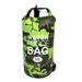 SDJMa Camouflage Floating Waterproof Dry Bag Backpack Roll Top Dry Bag PVC Dry Sack 10L for Men Women Bucket Bags for Kayaking Swimming Boating Beach Paddleboarding Travelling