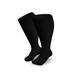 GZWYHT Crew Socks Knee High Stockings Plus Size Compression Socks For Women And Men Knee High Support Wide Calf Stockings Dress Socks Slouch Socks Cute Socks Black L3