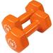 Tools (BSTVD10PR) Vinyl Dumbbell For Weight And Aerobic Training Pilates & Physical Therapy Hand Weights Set For Women Weights Hex End Dumbbells Orange 10Lbs. Pair