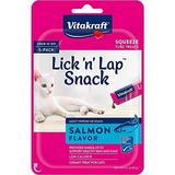 Vitakraft Lick n Lap Creamy Cat Treat - Salmon Ã¢â‚¬â€œ Great for Bonding Ã¢â‚¬â€œ Low Calorie Interactive Wet Cat TreatÃ¢â‚¬â€¹