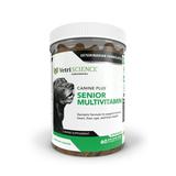 VetriScience Canine Plus Senior Multivitamin Everyday Health Bite-Sized Dog Soft Chews duck flavor 60 ct