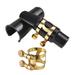 Alto Saxophone Mouthpiece Kit Alto Saxophone Mouthpiece with Ligature Reed for Saxophone Instrument Replacement Alto Sax Mouthpiece Ligature with Adjustable Screws