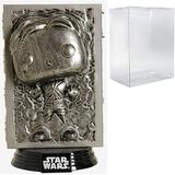 POP Star Wars: The Empire Strikes Back 40th Anniversary - Han Solo in Carbonite Funko Pop! Vinyl Figure (Bundled with Compatible Pop Box Protector Case) Multicolored 3.75 inches