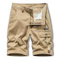 Yievot Mens Loose Fit Bike Shorts Clearance Lightweight Breathable Shorts Men Zipper Buttons Pockets Elastic Waisted Work Shorts Khaki S