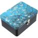 Fashion Design Retro Tinplate Storage Box with Key Lock Privacy Personal Organization Compartment Xingkonghao Case Bins
