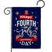 July 4th Independence Day Garden Flag USA American Patriotic Memorial Flag Yard Flag Eagle Double Sided Polyester House Flags
