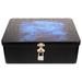 Personal Lock Tin Box Decorative Tinplate Storage Container Desktop Jewelry Storage Case with Lock