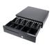 POS Cash Register Drawers Cashier Cashbox with 5 Bill 5 Coin Money Register RJ11 Interface with Money Tray and Lock Movable Coin Tray Smart POS System