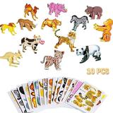 3D Puzzles for Kids Toys Pack 3D Puzzle for Kids of Jungle Animals Educational Girl and Boy Toys Gifts for Kids Birthday Gifts for Boys | Kid Toys 3-D Puzzles 3D Jigsaw Christmas