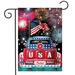 July 4th Independence Day Garden Flag USA American Patriotic Memorial Flag Yard Flag Eagle Double Sided Polyester House Flags