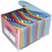 Expanding Files Folder 24 Pockets A4 Rainbow Accordion File Organizer for Office