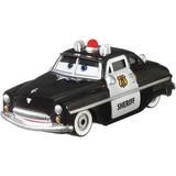 Disney Cars Sheriff Miniature Collectible Racecar Automobile Toys Based on Cars Movies for Kids Age 3 and Older Multicolor