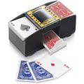 Guvpev Automatic Card Shuffler Poker Shuffler Machine Casino Card Electric Shuffler Lower Noise Playing Card Shuffler for UNO Phase 10 Poker Skip Bo Card Games