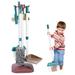 6Pcs Kids Cleaning Set Pretend Toy Cleaning Set Educational Broom and Dustpan Set with Cleaning Duster Cleaning Brush Cleaning Scraper Organizer Rack Housekeeping Pretend Play Set for Toddlers 3 Ages+