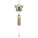 Miayilima Wind Chimes Wind Chimes Traditional Solid Wood Metal Wind Chime Pendant Home Garden Decoration Green