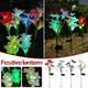 Wamans New Solar Lily Lights Solar Outdoor Lights Garden Decoration Upgraded Solar Led Flower Lights With Larger Flower Lights 7Pcs Outdoor Color Changing Solar Lights Clearance