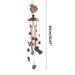 Outdoors Large Outdoor Aluminum Wind Chime - 41 Heavy Duty Wind Chime In Dark Tone Bronze For Zen Ambiance For Patio Decor Outdoor Wind Chime For Porch Wind Chime Gift For A Unisex Person (B)