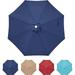 9 Patio Umbrella Replacement Canopy Outdoor Table Market Yard Umbrella Replacement Top Cover Dark Blue