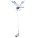 Rlmidhb Realistic Dragonfly Clip-On | Garden Decor Ornaments Blue S