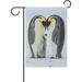 Hidove Seasonal Holiday Garden Yard Flag Banner 12 x 18 inches Decorative Flag for Home Indoor Outdoor Decor Penguins Family