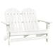 Irfora parcel White Porch Chair Wood Fir Loveseat With 2-seater Patio Chair Weather White Porch Deck Balcony Vidaxl 2 Seater Chair White Loveseat Wooden Porch Pool Chair Poolside And