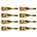 8 Pcs Speaker Cable Connecter 4mm Banana Connector Speakers Plug Connectors Horn