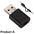 2 in 1 USB Bluetooth 5.0 Adapter Bluetooth Receiver USB Dongle Adapter Bluetooth 5.0 Audio Adapter Transmitter for Laptop Car Product A Bluetooth v5.0