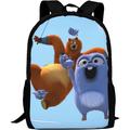 Bear Grizzy Lemmings Student School Bag College Laptop Backpack Travel Satchel Boys Girls Daypack