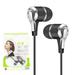 1/2PCS 3.5mm Wired Headphones Sports Earphones HIFI Bass Wired Earbuds in-Ear Headset Game Subwoofer with Mic Handsfree Call for Style F 1pc