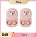 Disney D68 Sliding Cover Wireless Earphones Bluetooth 5.3 HIFI Stereo Sound Earbuds Long Endurance Noise Reduction Headphones Pink 2