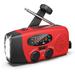 Hand Crank Radio with Flashlight for Emergency Portable Solar Radios Self Powered AM/FM NOAA Weather Radio Power Bank Cell Phone Charger USB Rechargeable