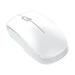 High precision multi-device wireless mouse 2.4g Usb receiver Bluetooth rechargeable mouse (white)