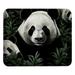 Square Mouse Pad Cute Panda Leaf Personalized Premium-Textured Custom Mouse Mat Washable Mousepad Non-Slip Rubber Base Computer Mouse Pads for Wireless Mouse