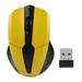 Portable 319 2.4Ghz Wireless Mouse Adjustable 1200DPI Optical Gaming Mouse Wireless Home Office Game Mice for PC Computer Laptop yellow