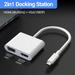 2 IN 1 HUB USB C to HDMI 4K60hz USB Type C to VGA 1080P Converter Compatible with MacBook Pro iPad Pro 2020 Chromebook Pixel 101020048