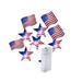 4th of July Decorations Red White and Blue Lights Battery Operated USA Flag Hat Star String Lights Patriotic Decorations for Home Decor Independence Day Memorial Day