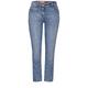 Cecil Style NOS Scarlett Light Blue Damen light blue washed, Gr. 31-26, Baumwolle, CECIL 7 8 Casual Fit Jeans, Verkürzte Jeanshose, Mid Waist mit Slim Legs, Dekorativer Nahtverlauf an den Taschen, Hellblaue Waschung,