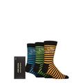 SOCKSHOP Music Collection 3 Pair Pink Floyd Gift Boxed Cotton Socks Mono Prism One Size